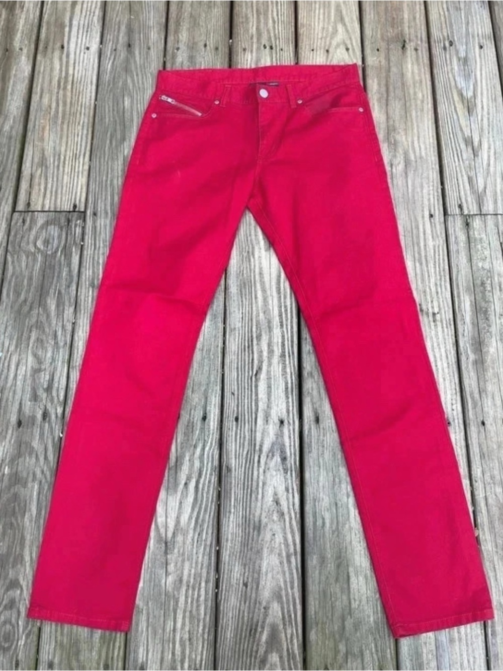Armani Exchange Men’s/Women's Red Skinny Jeans 33 x 33
